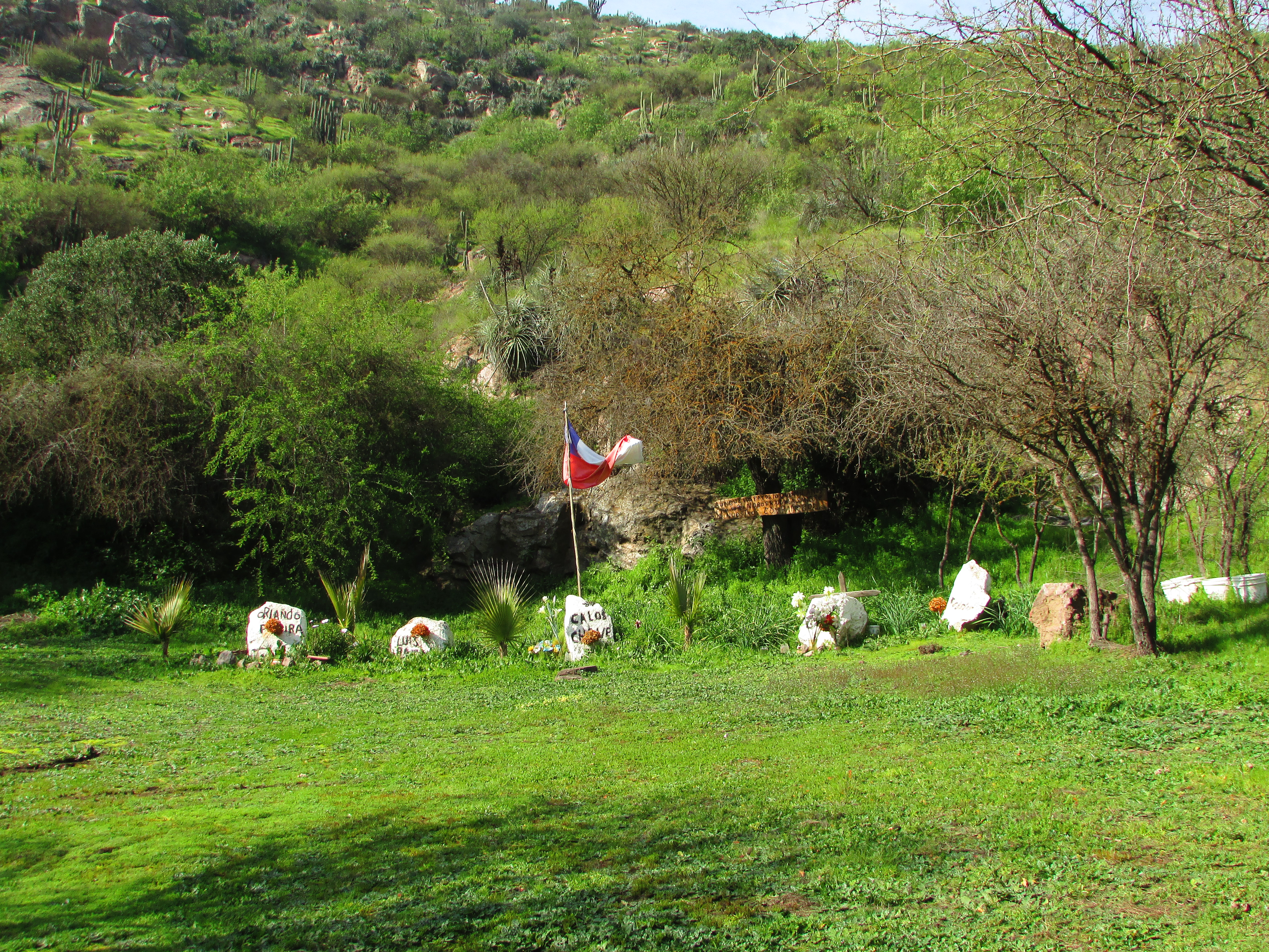 Encuentro en el lugar de ejecución de Collipeumo