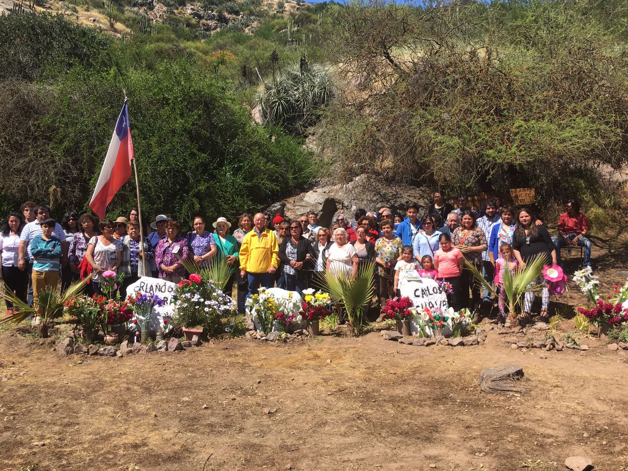 Agrupación de Familiares de Detenidos Desaparecidos y Ejecutados de Paine conmemora a las víctimas de Collipeumo