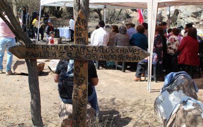 A pesar de las dificultades, familiares conmemoran a ejecutados en el cerro Cullipeumo