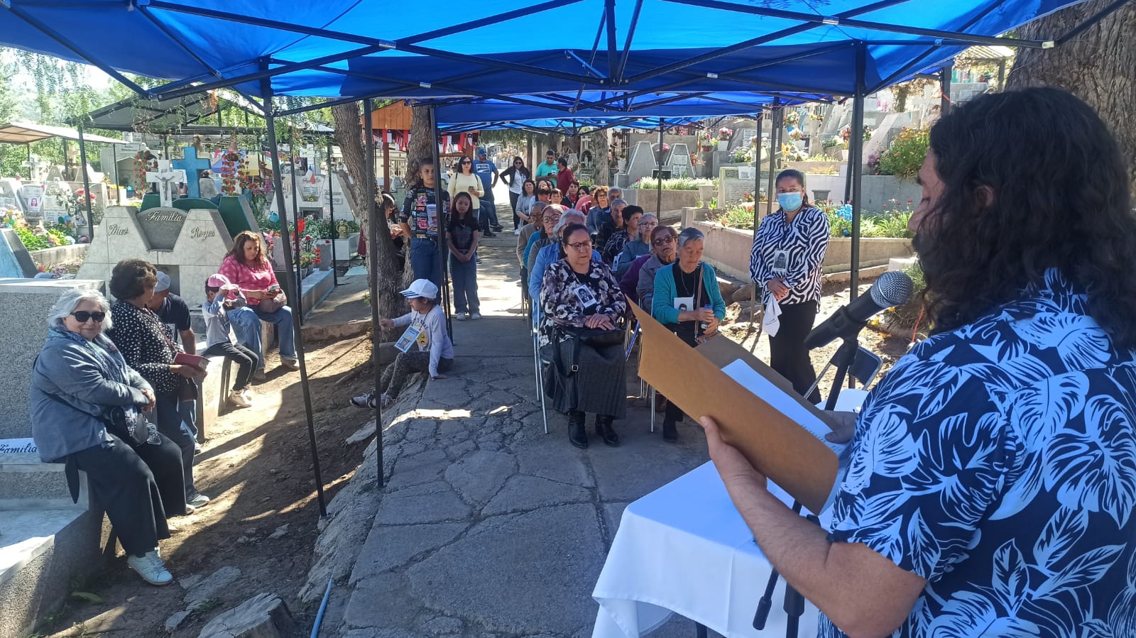 Conmemoración de los 20 Campesinos víctimas de la dictadura en el Cementerio La Rana