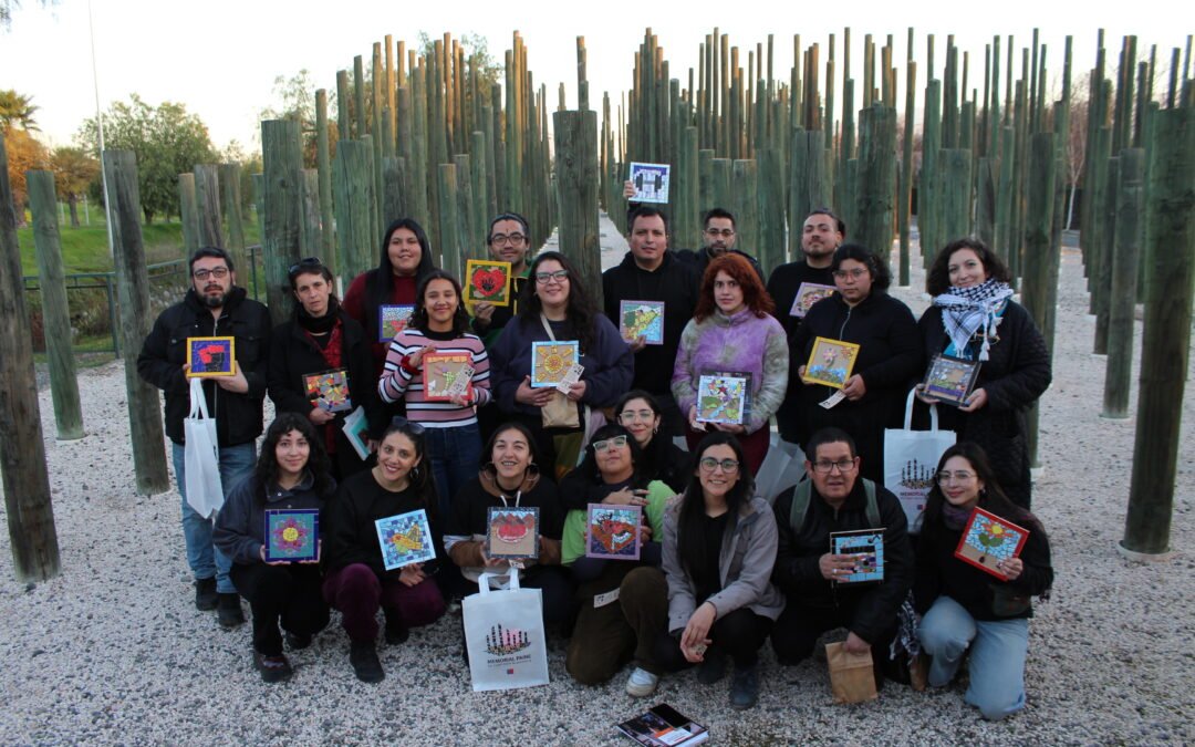 Crear en comunidad para sanar: Encuentro RESMYC reúne memorias, afectos y mosaicos en Memorial Paine